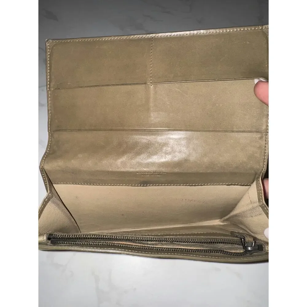Bottega Veneta Intrecciato Long Wallet - Good Condition
